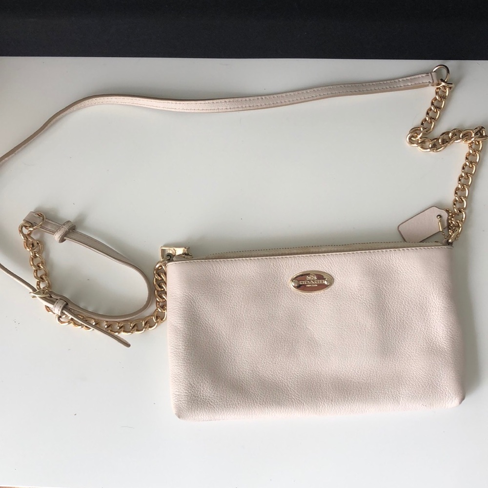 White small Coach Purse